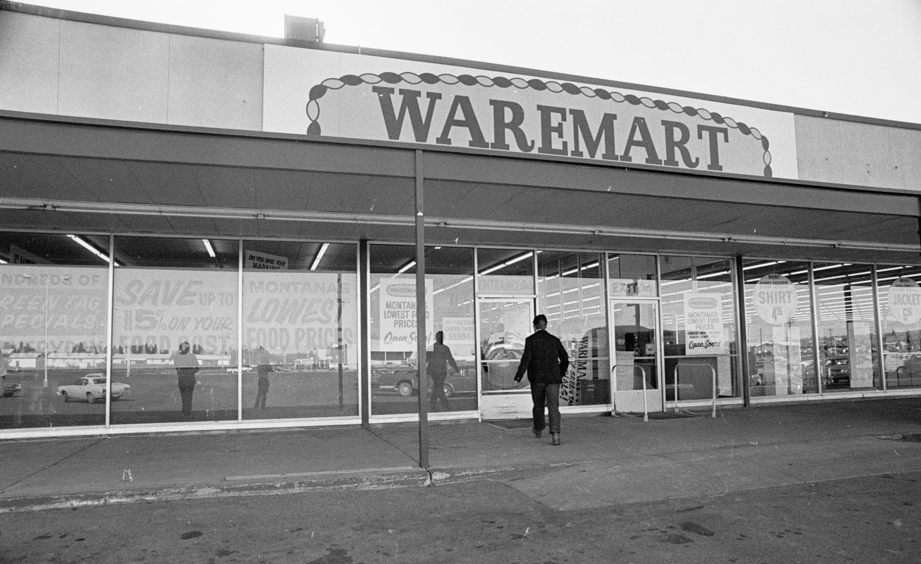 Billings Waremart store, 1977
